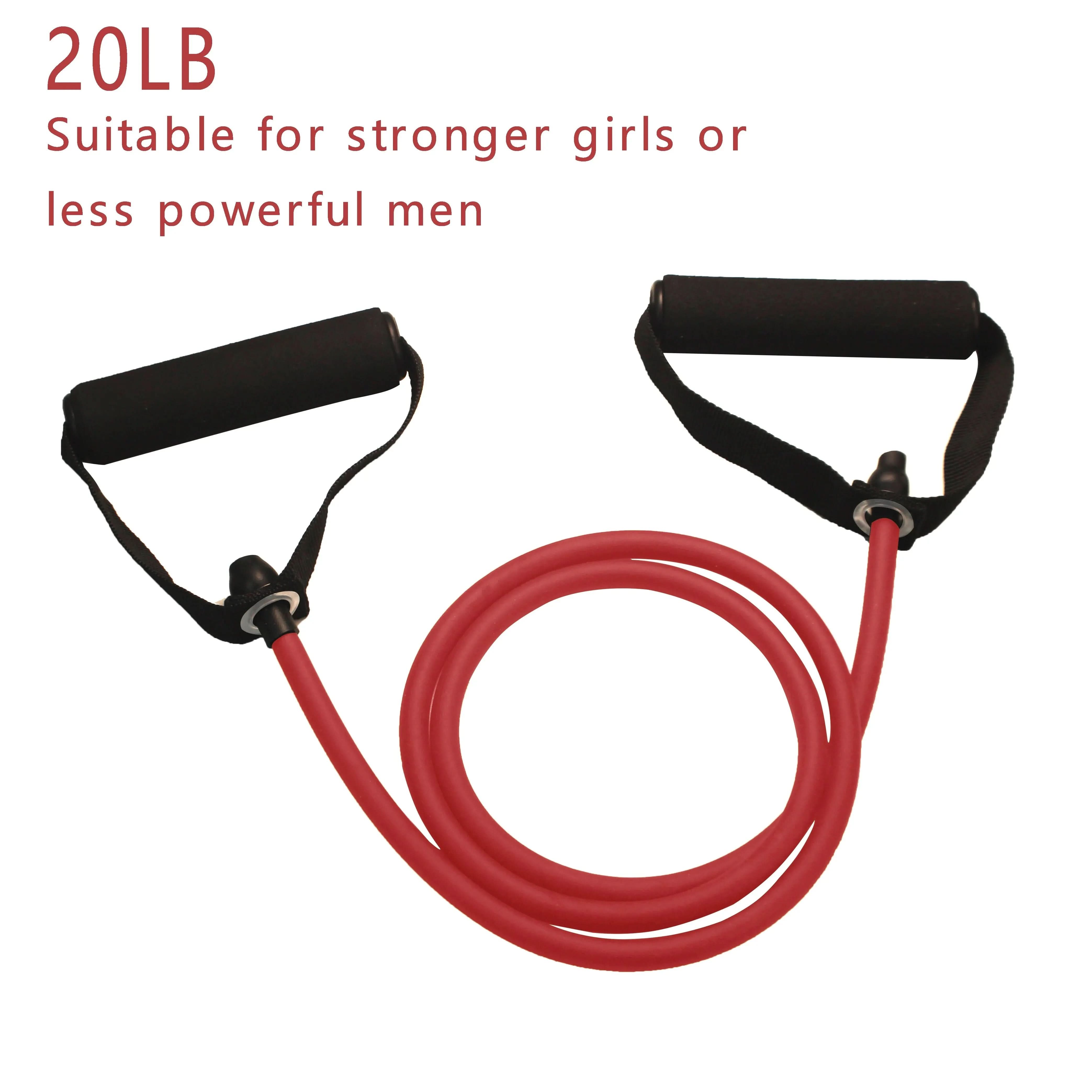 Resistance Bands med Handtag – Perfekt för Hemma- och Gymträning - Varuhuset24