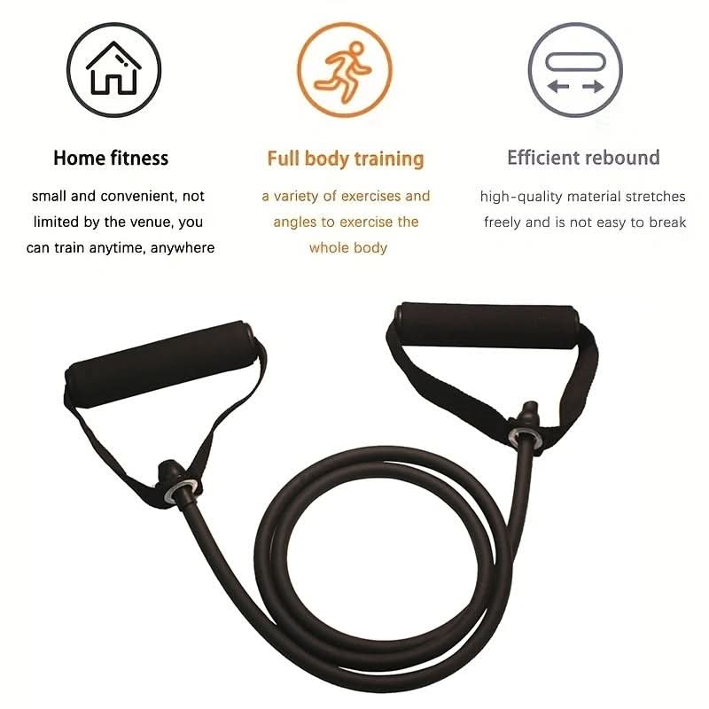 Resistance Bands med Handtag – Perfekt för Hemma- och Gymträning - Varuhuset24