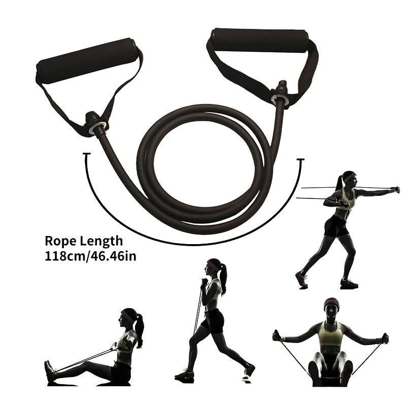 Resistance Bands med Handtag – Perfekt för Hemma- och Gymträning - Varuhuset24