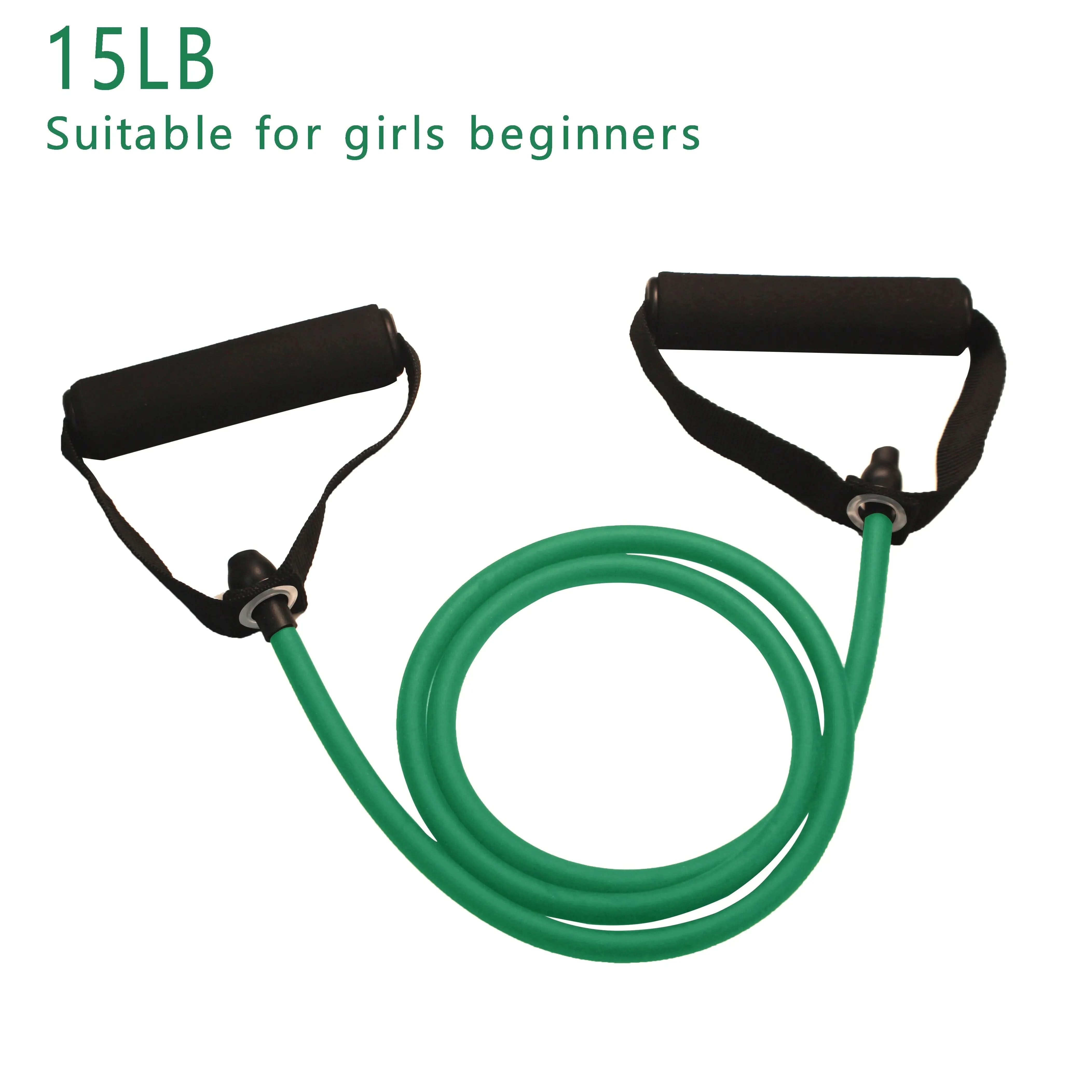 Resistance Bands med Handtag – Perfekt för Hemma- och Gymträning - Varuhuset24