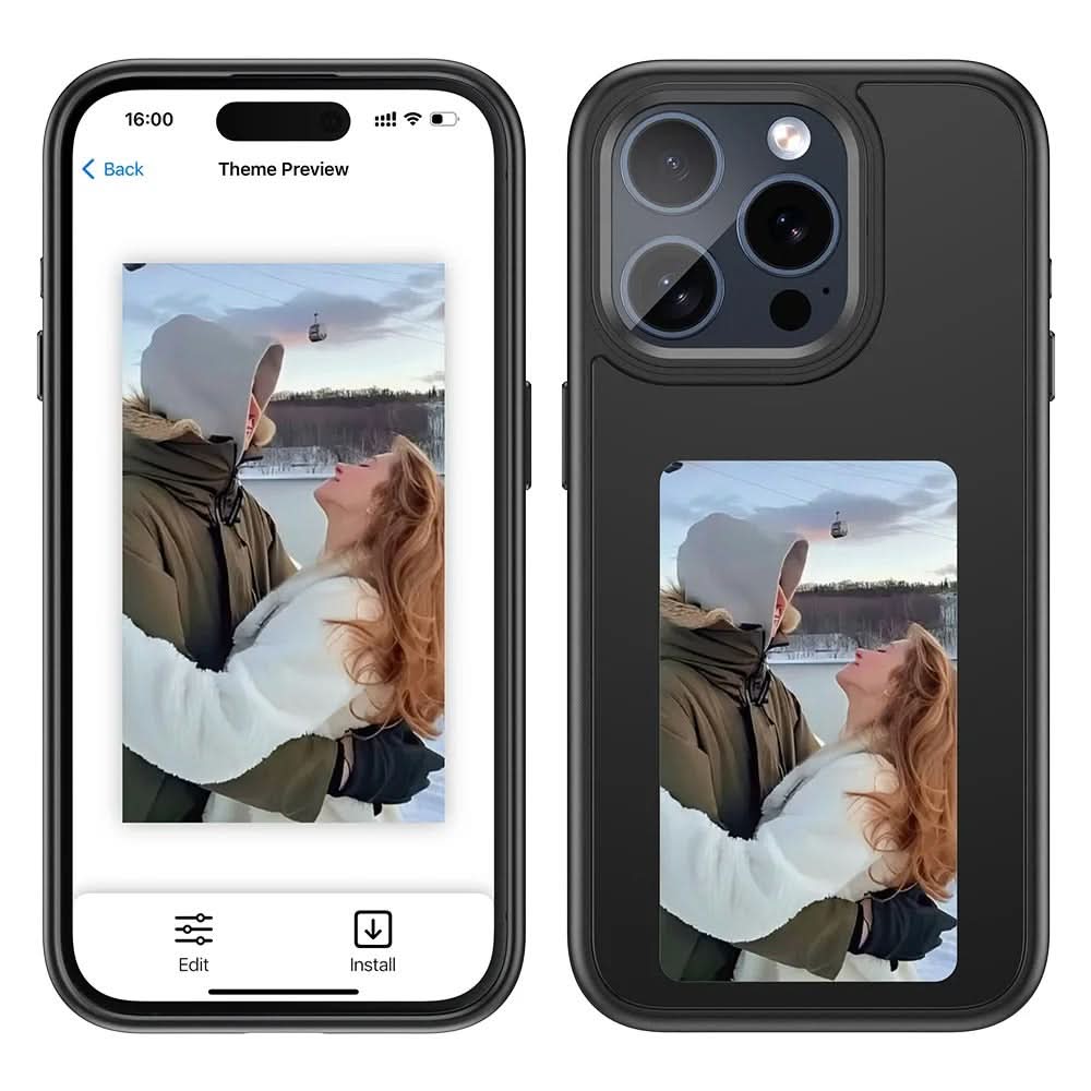 IPhone Skal med Skärm – Välj Din Egen Bild på Baksidan - Varuhuset24