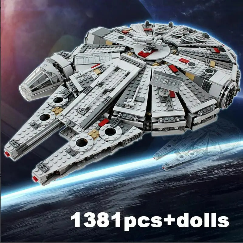 Rymdskepp Byggklossar – Millennium Falcon 75105 Byggset