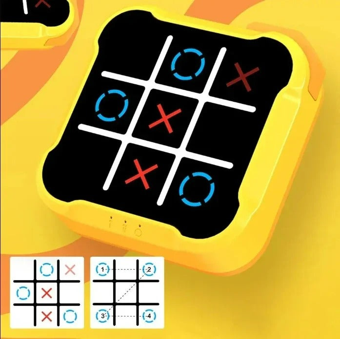 Electronisk Tic-Tac-Toe spel – Bärbart Minnesspel för Barn och Vuxna