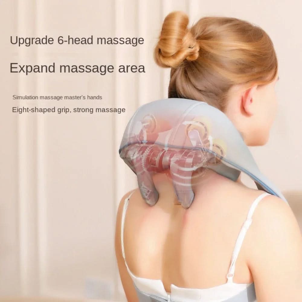 Elektrisk Nackmassage med Värme – Massageapparat för Nacke, Axlar och Kropp - Varuhuset24