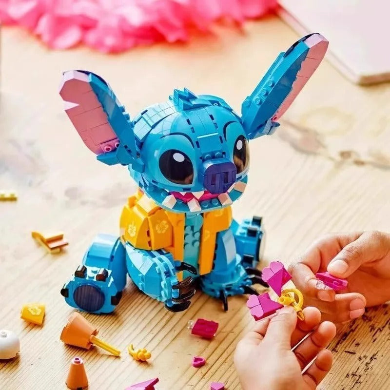 Disney Stitch Byggklossar – Kawaii Kompatibel Byggsats för Barn