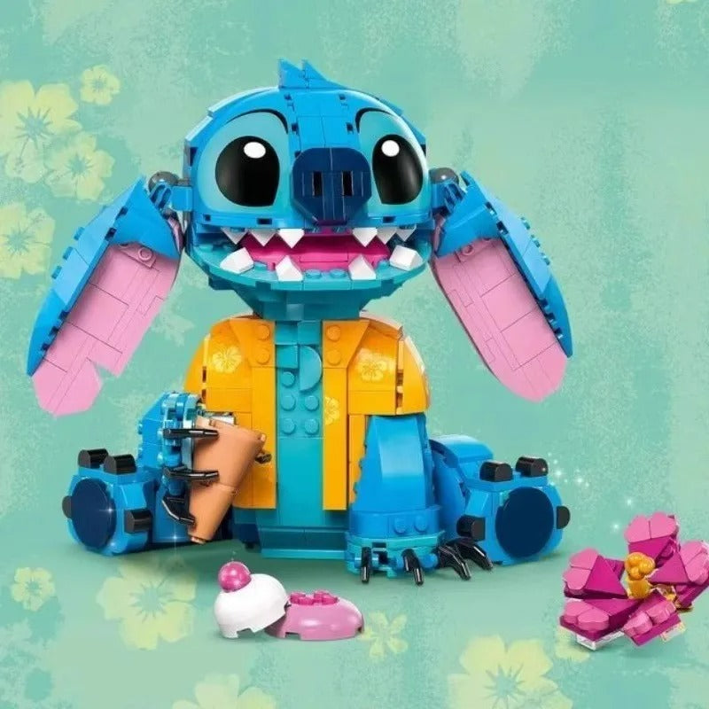 Disney Stitch Byggklossar – Kawaii Kompatibel Byggsats för Barn