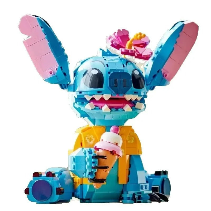 Disney Stitch Byggklossar – Kawaii Kompatibel Byggsats för Barn